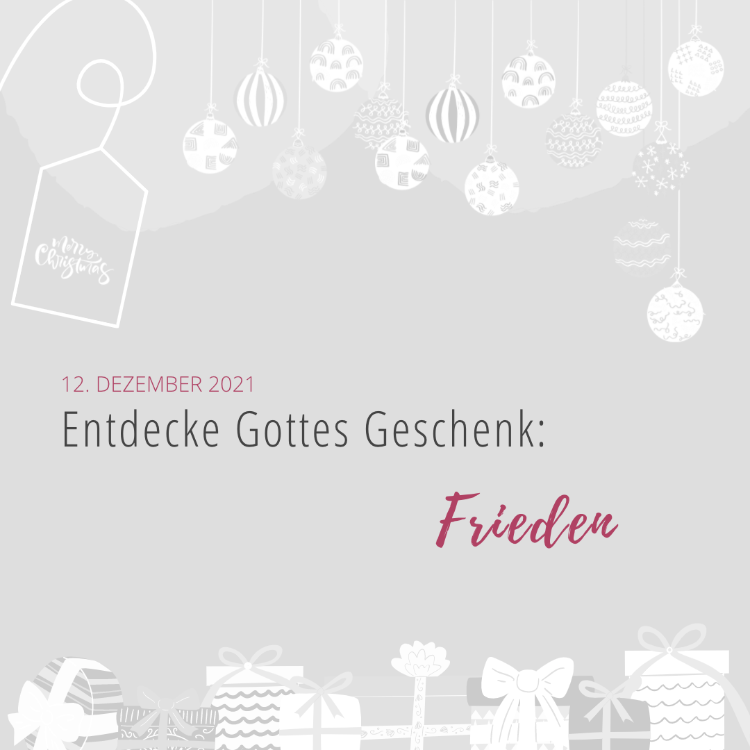 Mehr über den Artikel erfahren Entdecke Gottes Geschenk: Frieden